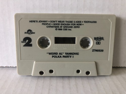 Weird Al Yankovic POLKA PARTY 1986 Rock N Roll Scotti Brothers Cassette - Picture 3 of 6