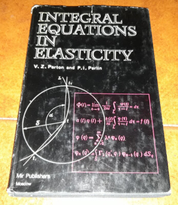 PARTON PERLIN INTEGRAL EQUATIONS IN ELASTICITY I ED. MIR 1982