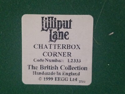 1990 Lilliput Lane Chatterbox Corner | eBay