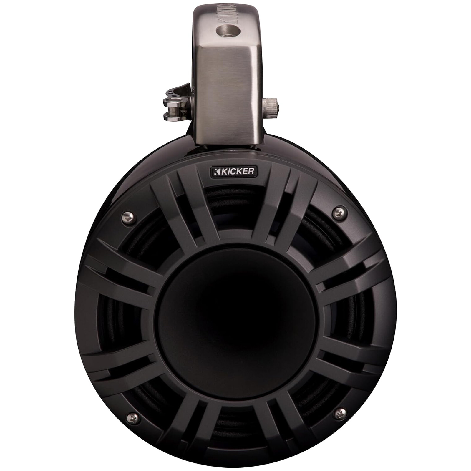 2x Kicker KMTCXL8 8" 500W Peak Power Black LED Tower System Speakers