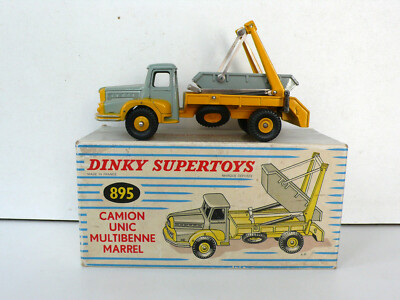 ミニカー Dinky 895 CAMION UNIC MULTIBENNE MARREL DINKY TOYS FRANCE CAMION UNIC MULTIBENNE MARREL REF 895 BOITE D'O