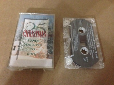25 Christmas Songs You Love To Sing Cassette Tape Christian CCM US DUTY ...