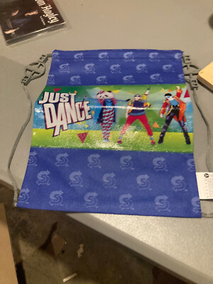 LOT OF 2 Subway Kids Meal BLUE BAG 2018 JUST DANCE Drawstring Backpack NEW