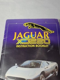 🕹Jaguar XJ220  Sega CD Manual Only N0 GAME