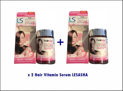 LESASHA, Hair Vitamin Serum with Premium 7 Natural Extracts Vitamin, 2x 20 caps