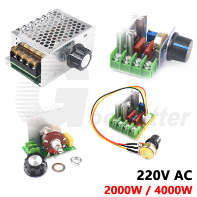 Drehzahlregler 220V AC 2000W 4000W Motor Speed Controller Spannungsregler Dimmer