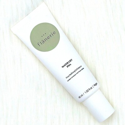 FLANERIE Water Lily PHA Pore Refining Exfoliator - FULL SIZE 45ml / 1.5 oz - NEW