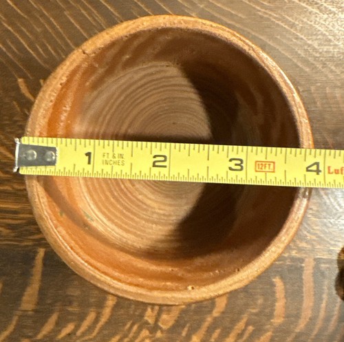Coppia calici rustici in legno torniti a mano arte popolare primitiva portacandele decorazione - Foto 7 di 10