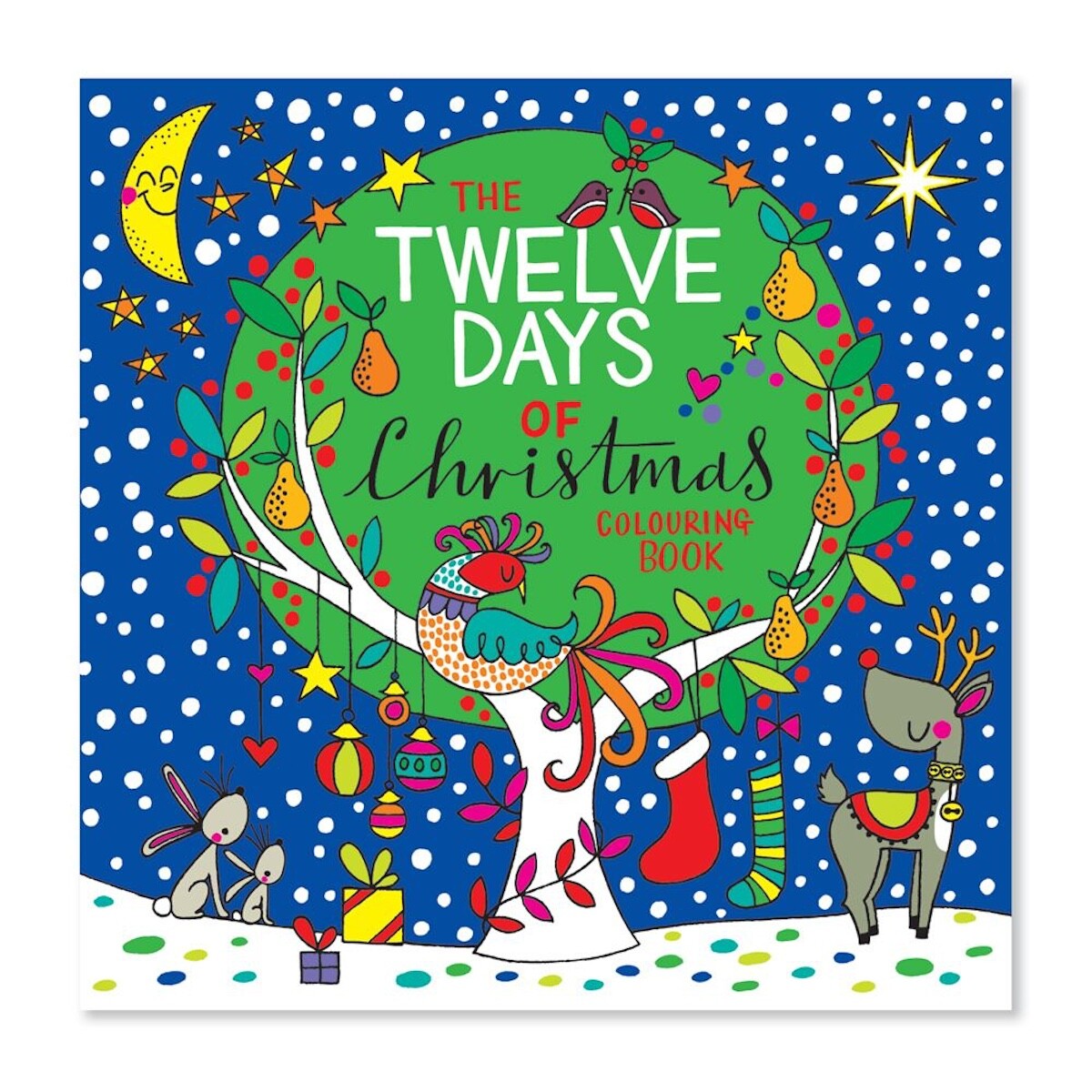 Rachel Ellen Twelve Days of Christmas Colouring Book Childrens Stocking Filler