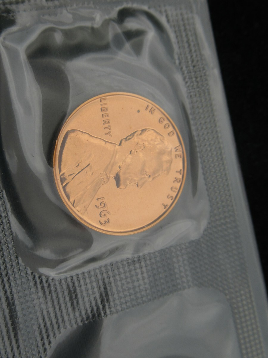 ミントセット　米　1963年 1963 US Mint Silver Uncirculated Set, 10 coins - 5 P & 5 D