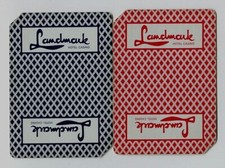 ACE OF SPADES 2 Single Swap Vintage Playing Cards LANDMARK CASINO Las Vegas