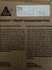 (16) SIKA / SIKASIL UNIVERSAL COLOR PAKS GRAY 91177
