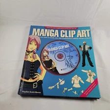 MANGA CLIP ART WITH CD BY HAYDEN SCOTT-BARON HARDCOVER 