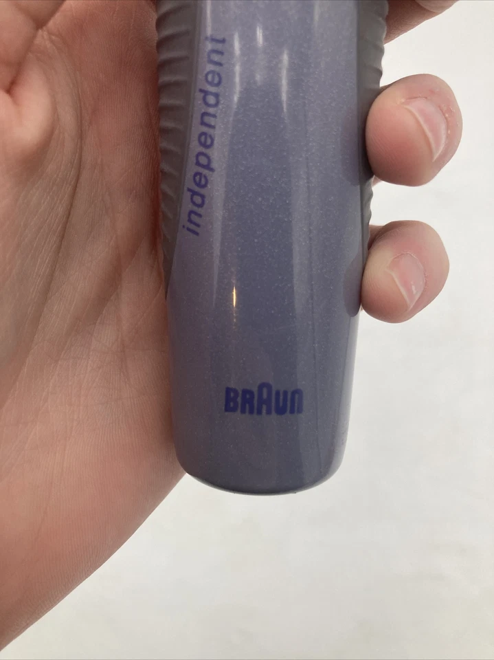 Vintage BRAUN Butane Cordless Independent Curling Iron & Brush Tested Working - Image 2 of 4