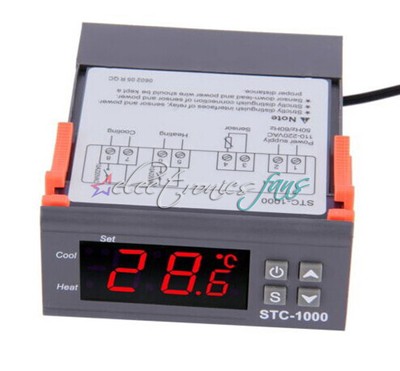 Digital STC-1000 All-Purpose Temperaturregler Thermostat Mit Sensor 220BN
