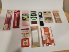 Lot Of 10 Vintage Sewing Supplies In Original Packaging