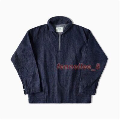 [週末限定] 新品45R HERITAGEオックスシャンブレー　ブルゾンパーカ Bronson 1917 USN Dungaree Jumper Selvage Denim Pullover Vintage
