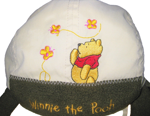 Disney Bordado Winnie the Pooh Ajustable Forro Cálido Oreja Sombrero Talla 52 cm - Imagen 4 de 11