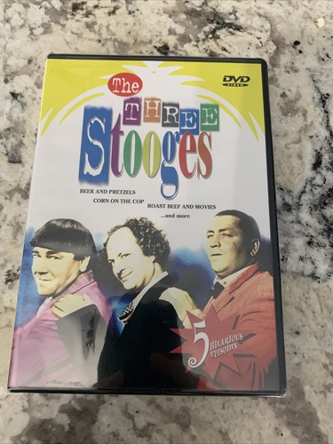 The Three Stooges 5 Episodes (DVD , 2003) Brand New Sealed - Picture 2 of 9