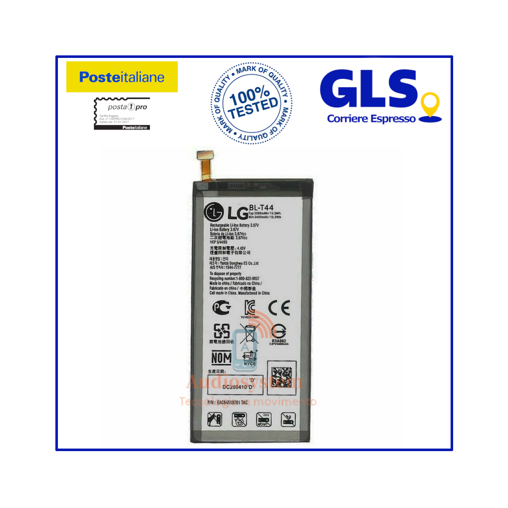Batteria Ricaricabile Mobile Li-io BL-T44 BL T44 Batteria Per LG Stylo 5 K50 Q60 K40S K51 X6-2019 X6 2019 Batterie Per Telefoni Cellulari