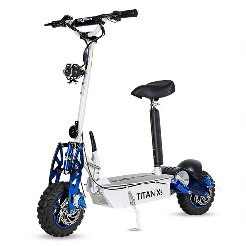 Patinete electrico Titan Ecoxtrem 2000w 55km/h Off-Road Modelo 2021 blanco azul - Imagen 1 de 6