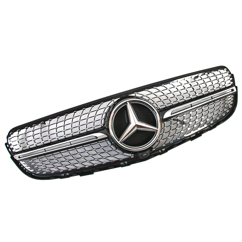 Front Upper Grille Grill For Mercedes Benz X253 GLC-Class GLC43 GLC300 2016-2019 Foto 3 de 4