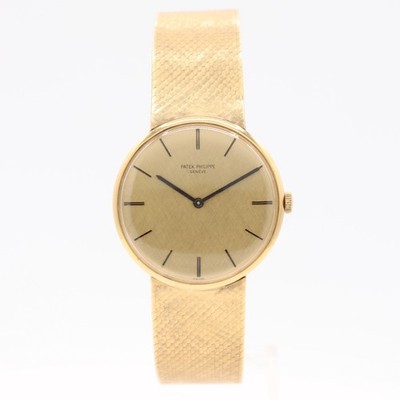 Vintage 33mm Patek Philippe 3468-5 Calatrava Men's Mechanical Wristwatch 18k
