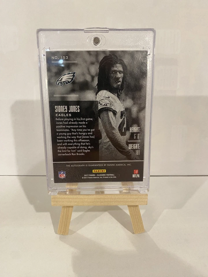 2017 Panini Illusions Rookie Signs /250 Sidney Jones #153 Rookie Auto RC - Image 2 of 3