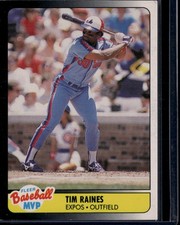 1990 Fleer Baseball MVPs #30 Tim Raines