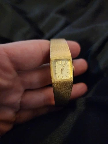 Vintage Seiko Quartz Gold Tone Women’s Watch | Rectangular Dial | Japan | Works