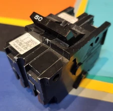 FEDERAL PACIFIC AMERICAN TYPE 50 AMP 2-POLE TYPE NA250 BREAKER WIDE STAB-LOCK