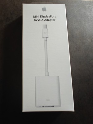 Genuine Apple Mini DisplayPort to VGA Adapter MB572Z/B - Model A1307 -NEW IN BOX