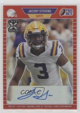 2021 Leaf Pro Set Metal 1989 Red Rainbow 22/100 JaCoby Stevens #PA-JS1 Auto 4z8