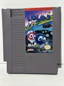 Adventures of LOLO 1, 2, 3 Trilogy (Nintendo NES) With Manuals and Hard Cases