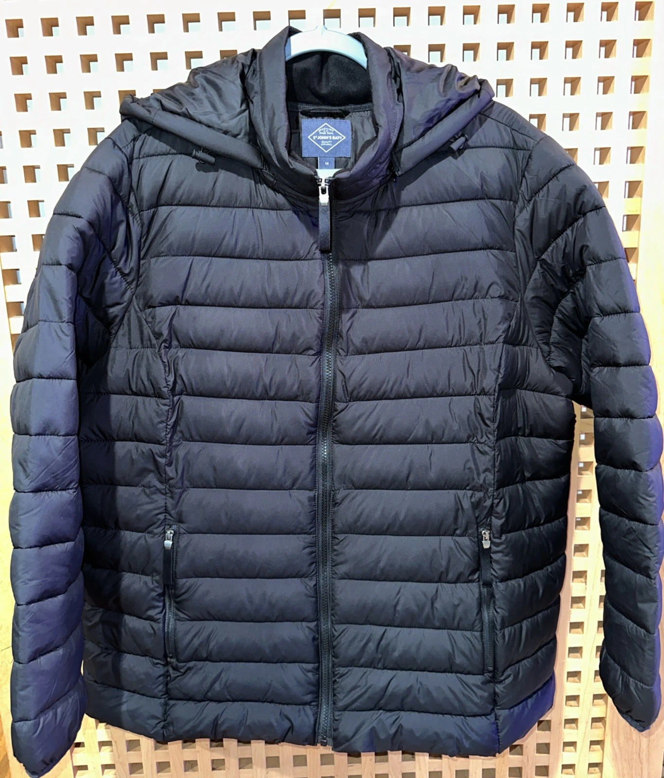 ST. JOHN’S BAY MENS PUFFER JACKET SIZE 1X NEW!