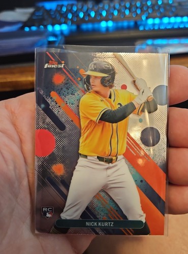 2025 Topps Finest Nick Kurtz [Refractor] #10 card
