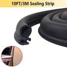 Automotive Door Weather Stripping 20Ft Car Door Rubber Edge Trim Seal Strip Gask