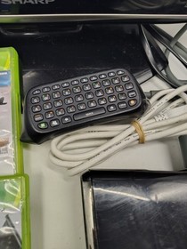 Xbox 360 S Model 1439 120GB Console Controller 6 Games Chatpad Bundle