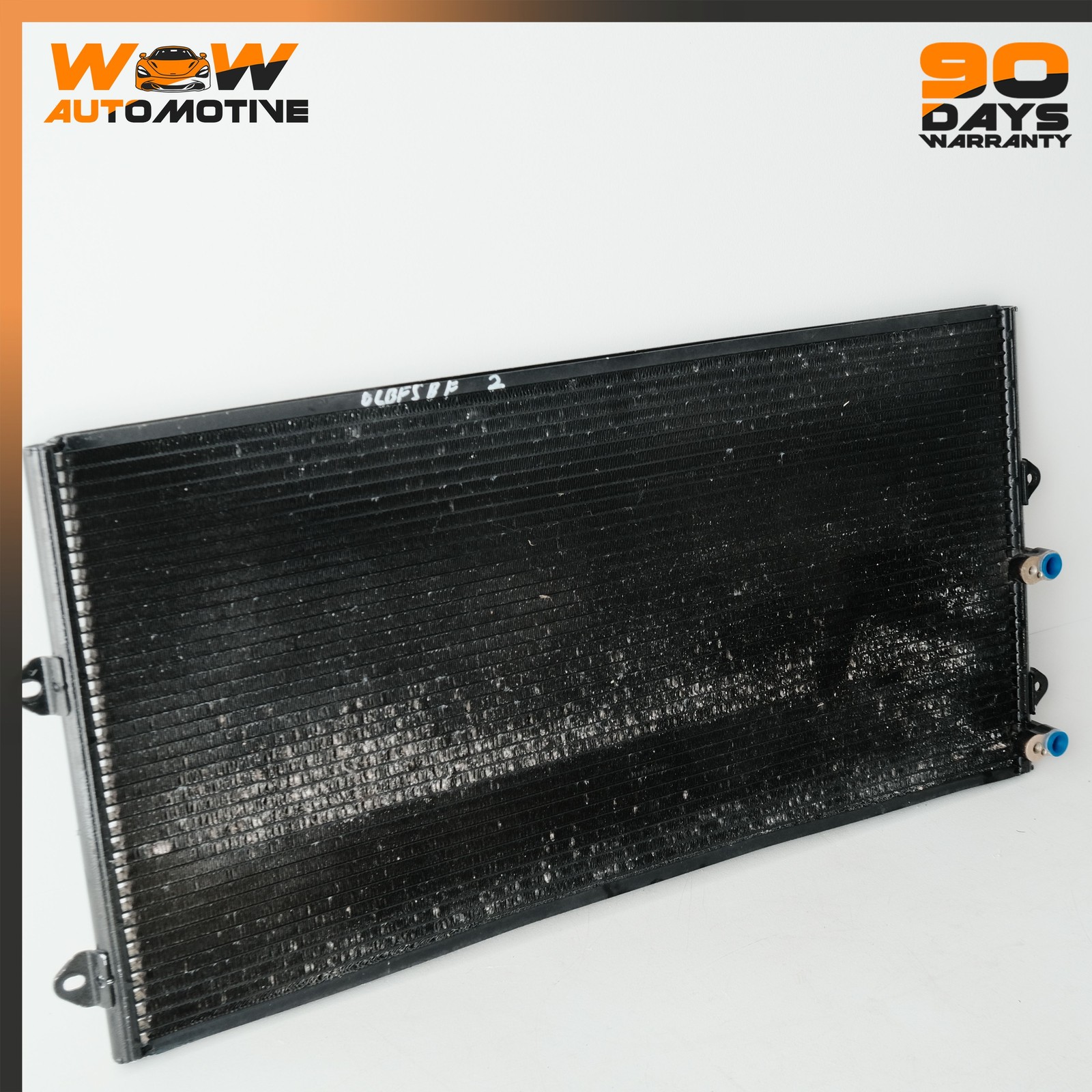 04-13 BENTLEY CONTINENTAL FLYING SPUR GT ENGINE COOLING RADIATOR AC CONDENSER OE