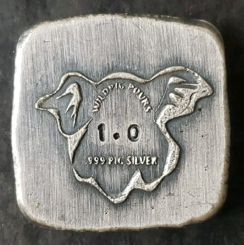 Wildpig Pours 1oz Silver Bar