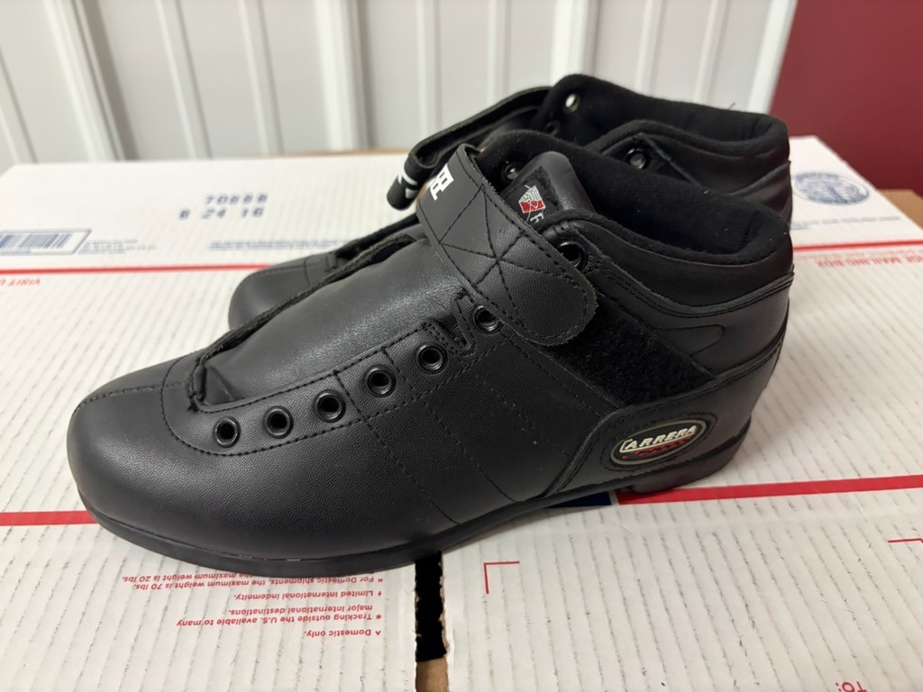 Derby Skates Boots Size 6 Drilled
