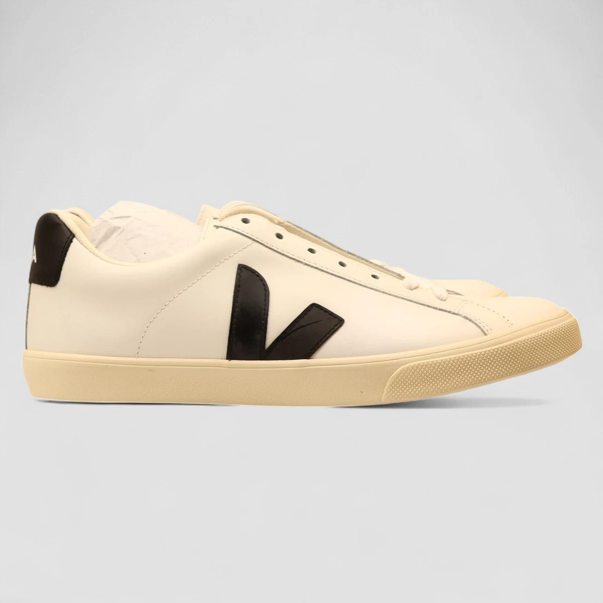 Men\'s Esplar Low Top Leather Sneakers White US Size 10 EU Size 43 Pre-Owned Veja Esplar | eBay main image 4