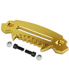 10"GOLD ALUMINUM HAWSE FAIRLEAD FOR SYNTHETIC WINCH ROPE GUIDE 4X4 OFFROAD ATV