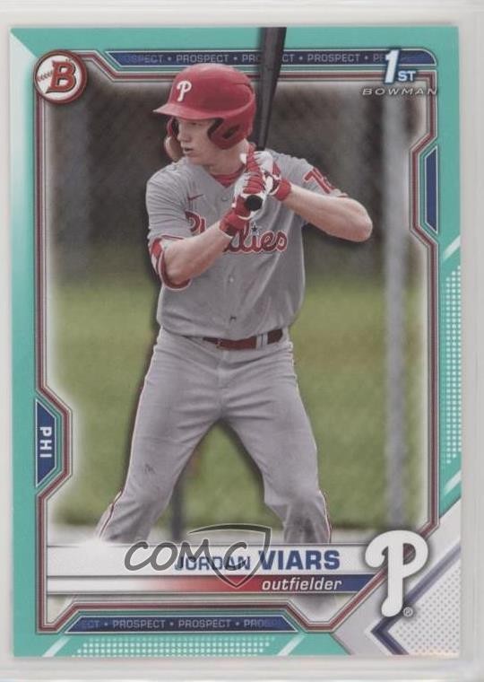 2021 Bowman Draft Aqua 178/199 Jordan Viars #BD-132 fm0