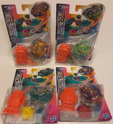lot of 4 NEW Beyblade Starter Packs! Burst Rise Turbo