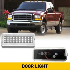 White LED Panel Door Interior Courtesy Light Lamp For Ford F-250 F-350 F-450 2x