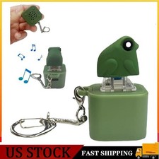 Rechargeable Frog Croaking Fidget Toy Key Button Fidget Keychain Gift