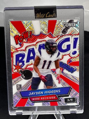 Jayden Higgins!!  3/5 RC - Rookies And Legends Wild Card Comix Baang    