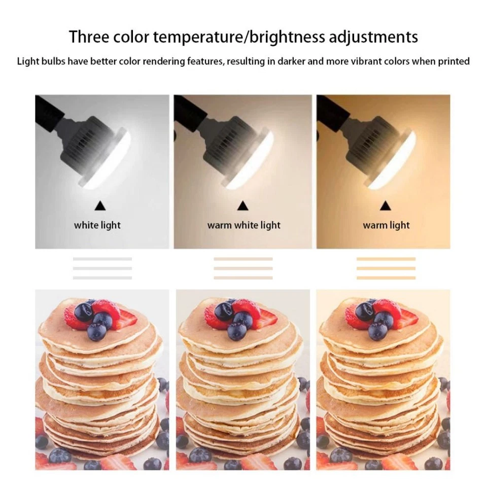 3000K-6500K Photography Lamp Bulb With Remote Control Energy-saving Light  Home - Image 3 of 4