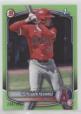 2025 Bowman Prospects Neon Green 246/399 Hayden Alvarez #BP-12 09an